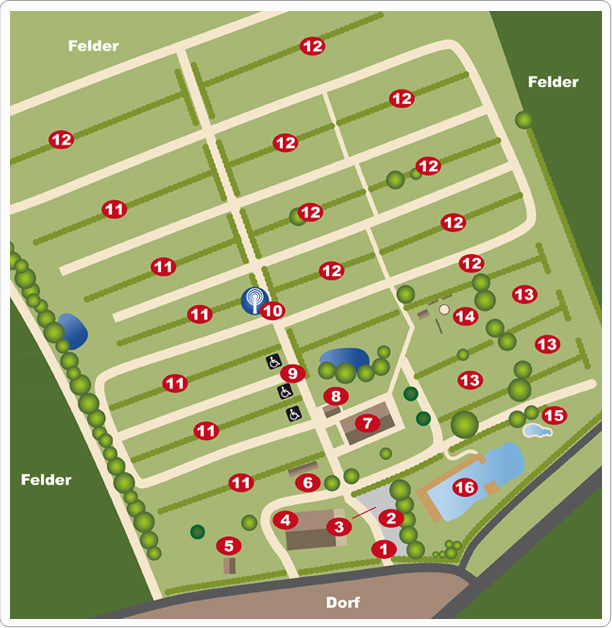 platzplan campingplatz ivendorf