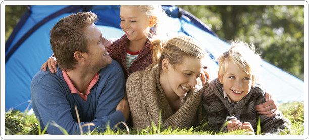 Familienurlaub im Zelt